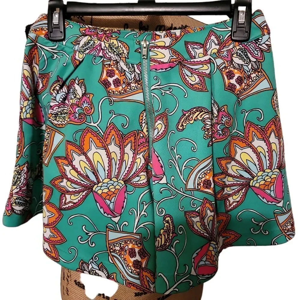 GB Bright Floral Shorts Size S